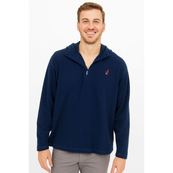 johnnie-O Other - Johnnie O Pullover Mens Medium Blue Long Sleeve 1/4 Zip Mock Neck Golf Outdoor